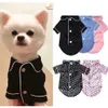 xsxl pet dog pajamas 겨울 점프 슈트 옷 고양이 강아지 셔츠 셔츠 패션 코트 의류 소형 프랑스 불독 요크 키 Y200917235y