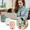 Electric Fans Portable pendant neck fan 3-speed adjustable USB charging wearable personal with LED screen silent small coolingH240313