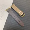 Designer lederen Apple Watch Band Horlogeband voor Apple Watch Ultra Series 9 8 3 4 5 6 7 SE Bands 38 mm 44 mm 45 mm 49 mm 40 mm 41 mm 42 mm Gouden schakelketting horlogeband Slimme bandjes