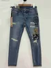 Jeans da uomo Designer Ksubi Early Spring Ksubi Uomo Casubi Jeans aderenti aderenti elastici a vita media junan L240313