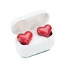 Adorabili cuffie Bluetooth senza fili Auricolari a forma di cuore Auricolari da donna Auricolari di alta qualità Regalo per ragazza