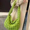 Sac à bandoulière matelassé personnalisé, sac couette d'automne et d'hiver, sacs à main à épaule doux et légers pour femmes