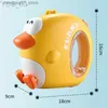 Sand Play Water Fun Gun Toys Cute Duck Electric Water Gun Automatisk stor kapacitet Högtryck Vatten Sprayer Summer Kids Outdoor Beach Play Water Toys