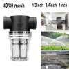 Connectors 1/2 3/4 1 Inch Garden Watering Filter Agricultural Irrigation Filter Aquarium Fish Tank Water Pump Strainer With Filter Screen