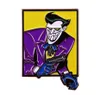 DC Comics Joker pistolet broche et dessin animé émail broches hommes femmes mode bijoux cadeaux Anime film roman chapeau revers Badges5359338