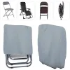 Folding Chairs Recliner Cover Outdoor Dustproof Waterproof Chair Cushion Reclining Chair Furniture Covers