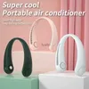 Ventilateurs électriques Hot Lazy USB Charge Cool Leafless Bladeless Portable Pendentif Cou Fan Silencieux Mini Main Porter SportsH240313 gratuit