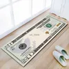 Tapetes moeda dinheiro tapete 100 dólar bill pintura tapete de veludo para a sala estar decoração casa quarto cozinha banho tapis