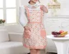 Wasserdichte Kochschürze Druck Prinzessin Schürze Kleid verdicken Frauen Baumwolle Lätzchen mit Taschen Damen Pinafore Haus liefert4373044