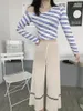Pantaloni da donna 6 colori NWT Donna Taglio ampio Fitness Legging a vita media Leggings elasticizzati a 4 vie Lady Elastico
