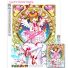 Point de carte Captor Sakura Anime diamant peinture personnage de dessin animé Sakura Kinomoto point de croix broderie photo mosaïque chambre décor