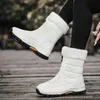 HBP Non Brand Womens Snow Boots Winter Waterproof II Ankle Boots Oxford Warm Fodined Anti-Slip Platform Booties Outdoor