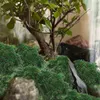 Kwiaty dekoracyjne sztuczne porosty mchu Symulacja Fałszywe zielone rośliny do dekoracji patio (20 g/małe opakowanie) trawiaste maos