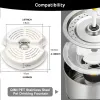 Suprimentos fonte de água filtros de substituição de carbono e espumas para 304 aço inoxidável gato bebedouro 4 pacotes filtros suprimentos para animais de estimação