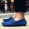 Casual Schoenen Maat 38-49 Hoge Kwaliteit Mannen Mode Heren Echt Leer Suede Loafers Mocassins Platte Rijden Flats