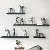 Estátua de bicicleta em miniatura, escultura de ciclista campeão, estatueta de resina, arte abstrata moderna, atleta, estatueta de decoração de casa