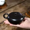 新しいクラシックティーポットパープルクレイフィルターXishi Teapot Beauty Kettle Raw Ore Handmade Tea Setカスタマイズされたギフト本物の180ml283w