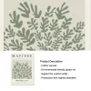 Affiches botaniques vertes de calligraphie abstraite Matisse Yayol Kusama, peinture sur toile d'art mural, images imprimées, décoration intérieure de salon moderne