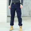 Pantalon tactique pour hommes, élasticité à poches multiples, pantalon tactique militaire urbain, pantalon Cargo imperméable pour hommes 6XL 240228