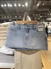 Saias americanas jeans vintage mini mulheres de verão na cintura alta y2k curto falda feminina feminina usa saia de algodão chique