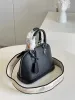 2023 25 centimetri grande borsa Saffiano specchio qualità borsa da donna in vera pelle designer di lusso borsa nera tracolla tracolla borsa borse all'ingrosso con scatola