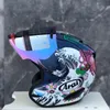 ARA I SZ-RAM 4 ORIENTAL BLEU 3/4 Casque Ouvert Hors Route Course Motocross Casque De Moto