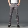 Mode Streetwear Männer Kleidung 7 Farbe Herren Gerade Dünne Beiläufige Hosen Hosen Trend Schwarz Plaid Hosen Männer 64