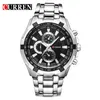 CURREN nouvelle mode analogique militaire montre de sport de luxe décontracté hommes montres à Quartz erkek kol saati Relogio Masculino245A