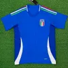 2024 2025 Euro 24 İtalya Futbol Formaları Italia Verratti Chiesa Maglie Barella Bonucci Maç Ön Eğitim Forması Üniformaları Erkek Çocuk Kiti Socks Futbol Gömlek