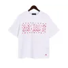 Amirs designer t-shirt heren t-shirts grafisch oversized luxe zomer strandvakantie tops klassiek sneldrogend dames trendy tshirt katoen wit zwart roze grijs streetwear