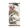 Calligraphie style traditionnel chinois fleur animal toile décoration de la maison pour salon chambre mur art photo affiche bois défilement peintures