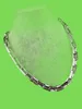 Luxury Women Silver Monogram Flower Chain Necklace012343034960
