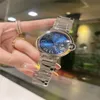 Designer relógios homens e mulheres balão azul couro pulseira de aço inoxidável relógio mecânico safira vidro dobrável fivela relógio de pulso presente de luxo sb065 C4