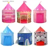 Zabawne namioty dla dzieci w namiotu Play House Namiot Ocean Ball Ball Portable Baby Toys Tent Play House for Kids L240313