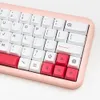 Fendai 126 Keys XDA Profile PBT Keycaps Personalized English Japanese Russian Cute Keycap for Mechanical Keyboard Custom Key Cap 240304