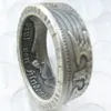 Germany Silver Coin Ring 5 MARK Silver Plated Handmade In Sizes 7-123280