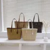 Shop Factory Wholesale Womens Bag 2024 New Fashion Tote Korean Edition stor kapacitet axelstruktur Hårdvara Crossbody