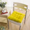 Pillow Solid Color Square Chair Comfortable Office Seat Pad Sofa Car Bedroom Soft Floor Mat Living Room Decoration