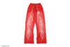 Mens Luxury Designers Pants Men Pantsl Hellstar Studios Red Flare Pants Sweatpants Men Jogger Fashion Hip Hop Casual