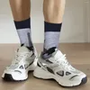 Chaussettes pour hommes heureux drôle Compression t-shirt voleur-Sly rétro Harajuku Hip Hop nouveauté décontracté équipage fou chaussette cadeau imprimé