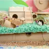 Cages souterraines pour Hamster, Tunnel en papier, Tube en papier, jouet pour Rat, accessoires pour petits animaux, aménagement paysager, cachette pour souris naine