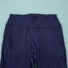 Pantalones activos Lulu Align Yoga para mujer, banda elástica de cintura alta, pantalones deportivos profesionales para correr, mallas deportivas informales con bolsillos