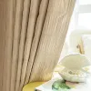 Tende Tende giapponesi in cotone e lino per soggiorno, camera da letto, tende per tè al latte, tende oscuranti, tende a pieghe, tende per finestre personalizzate