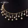 GLSEEVO Natural Fresh Water Small Pearl Necklace Luxury For Women Wedding Engagement Tassel Chain Choker Fine Jewellery GN0224 240301