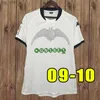 Fans toppar tees fotbollströjor män retrosilva hem borta svart retro fotbollskjorta kort ärm 2006 2007 2009 10 11 00 01H240313