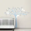 Koala -familj på White Tree Branch Vinyls Wall Stickers Nursery Decals Art Lovningsbara väggmålning Baby Children Room Sticker Home D456B T2245F