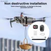 Droni Sistema di caduta dei droni Consegna del carico utile Dispositivo contagocce per lanciatore d'aria per DJI Mini 3 Pro Mavic Air 2/2S FIMI X8 Accessori per droni 24313