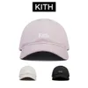 KITH classique casquette de baseball brodée hommes femmes chapeau de soleil tendance rue simple coton casquette de baseball MZ27 220517264O