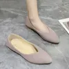 Sapatos casuais para mulher 2024 moda respirável apartamentos femininos malha apontou toe deslizamento em mocassins senhoras zapatillas de mujer