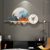 Relógios de parede Arte Mural Grande Interior Estético Design Moderno Relógio Criativo Moda Horloge Murale Decoração de Sala de Estar